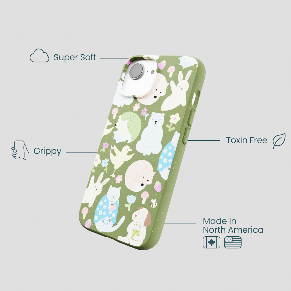 Forest Floor Wellness Creatures iPhone 16e/17e Case