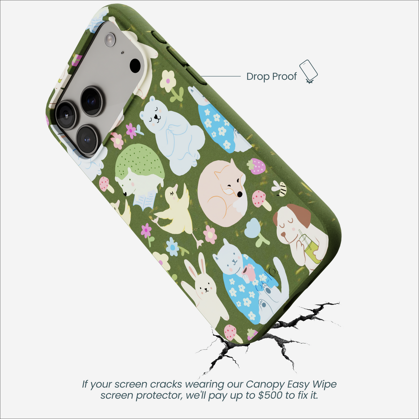 Forest Floor Wellness Creatures iPhone 17 Pro Max Case
