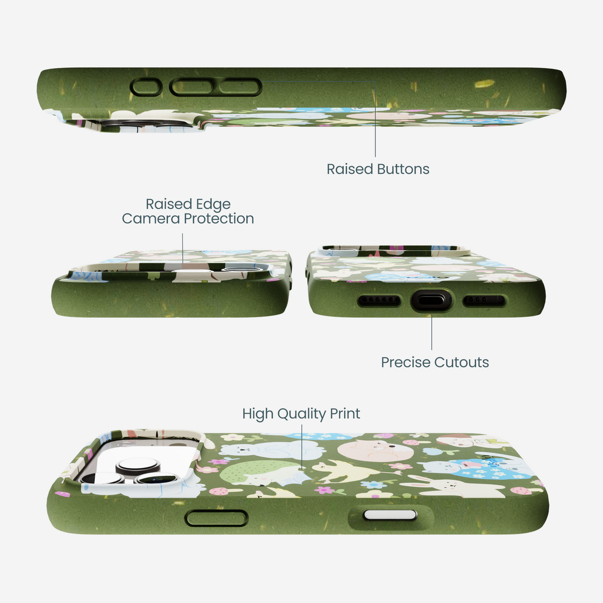 Forest Floor Wellness Creatures iPhone 17 Pro Max Case