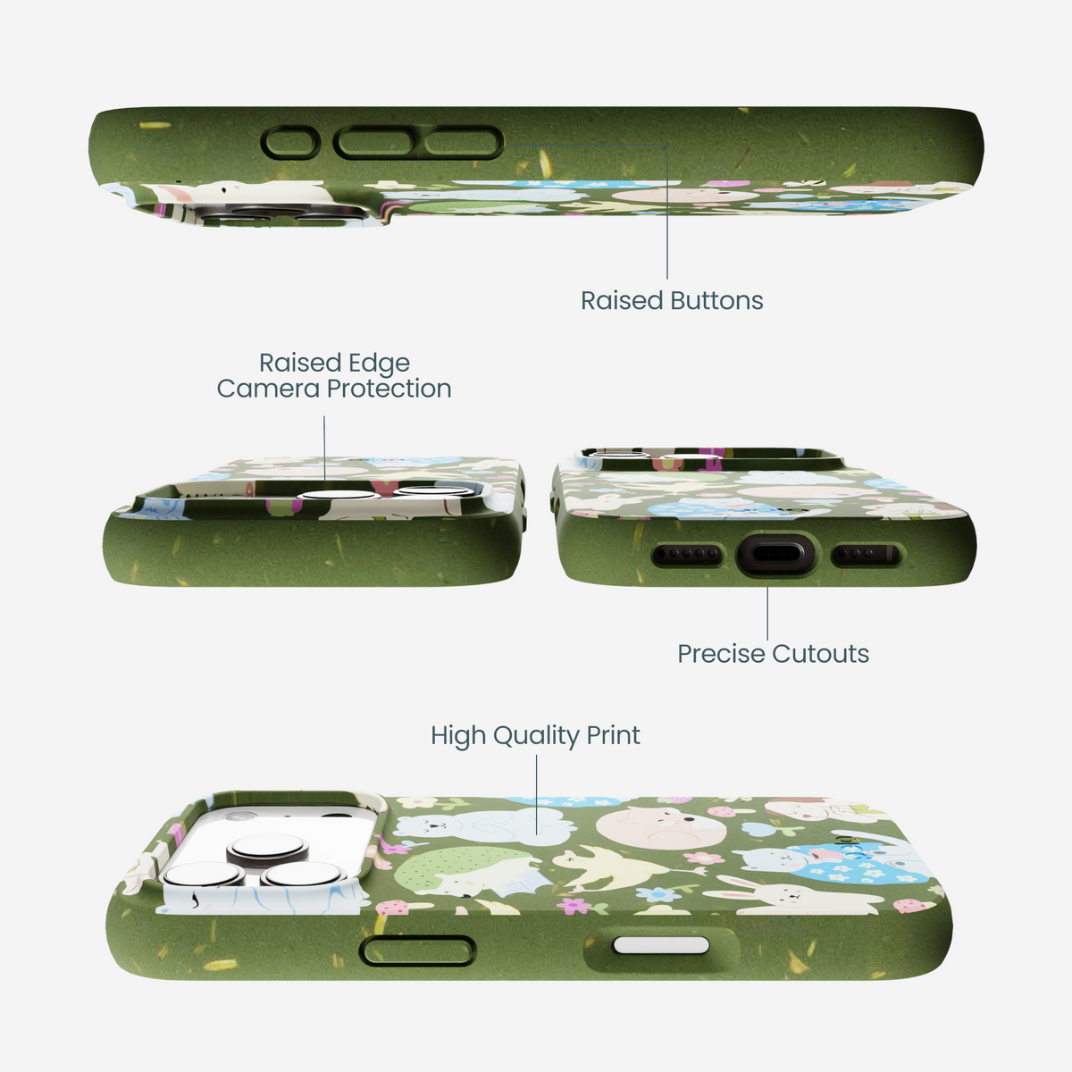 Forest Floor Wellness Creatures iPhone 17 Pro Case