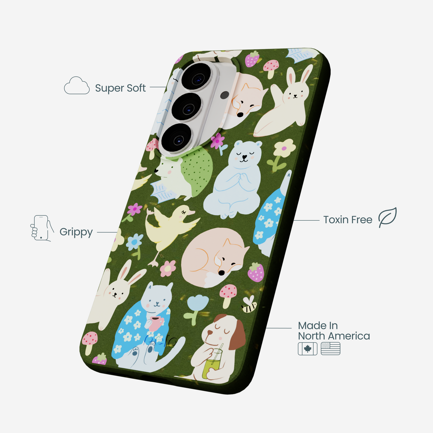 Forest Floor Wellness Creatures Samsung Galaxy S26 Case