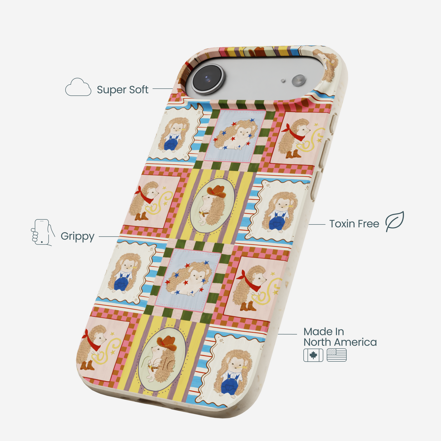 London Fog Western Hedgehog iPhone Air Case