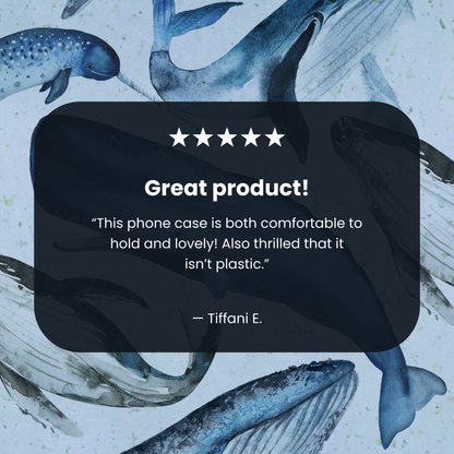 Powder Blue Whales Samsung Galaxy S26+(Plus) Case