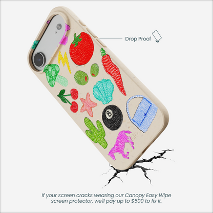 Seashell Whimsy Brooches iPhone Air Case