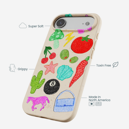 Seashell Whimsy Brooches iPhone Air Case