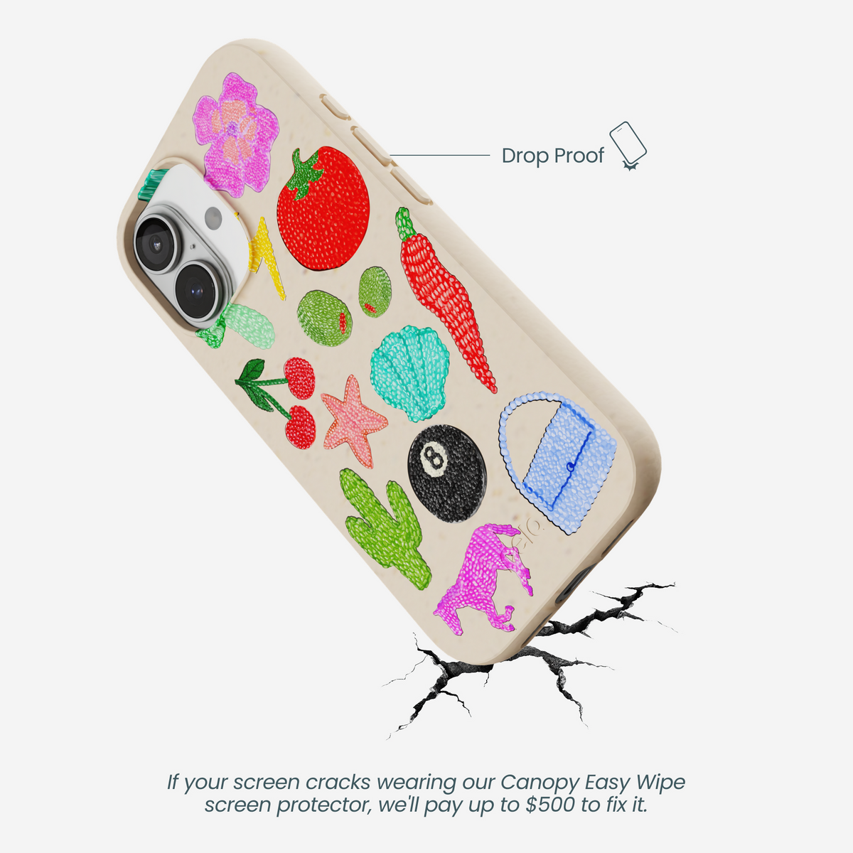 Seashell Whimsy Brooches iPhone 17 Case
