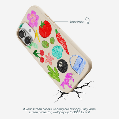 Seashell Whimsy Brooches iPhone 17 Case