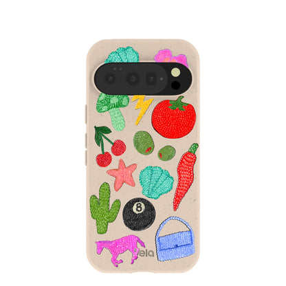 Seashell Whimsy Brooches Google Pixel 10/10 Pro Case