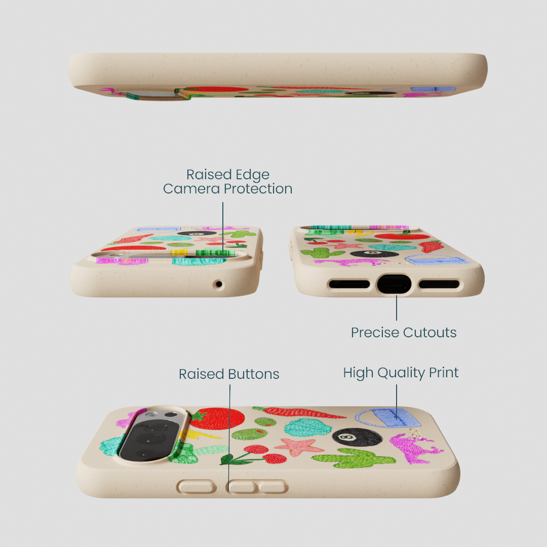 Seashell Whimsy Brooches Google Pixel 10/10 Pro Case