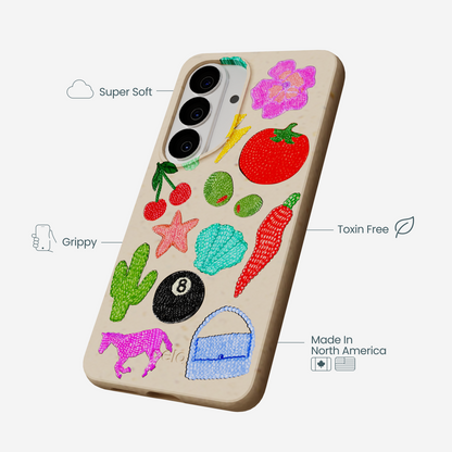 Seashell Whimsy Brooches Samsung Galaxy S26 Case