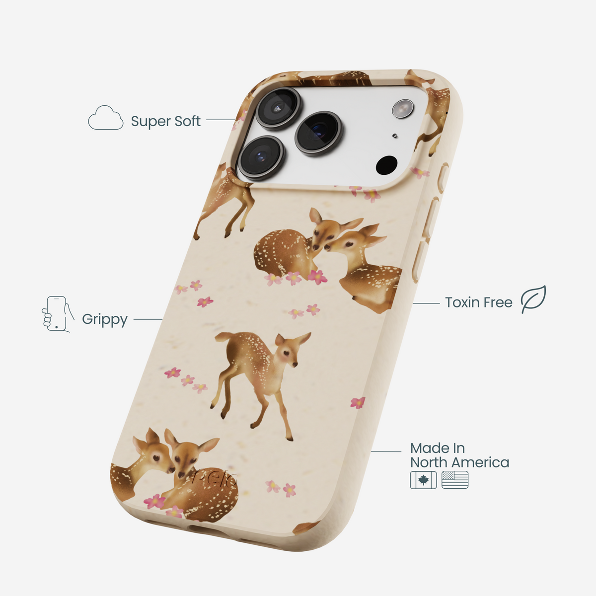 Seashell Whimsy Deer iPhone 17 Pro Case