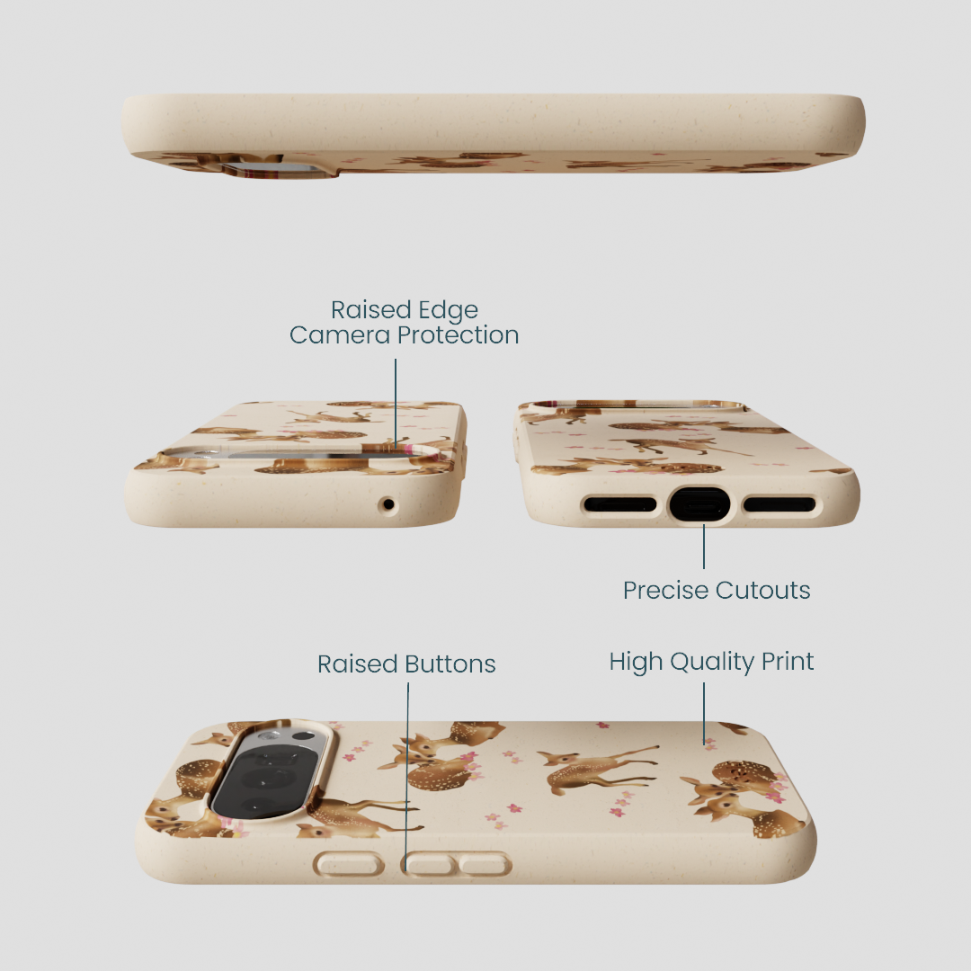 Seashell Whimsy Deer Google Pixel 10/10 Pro Case