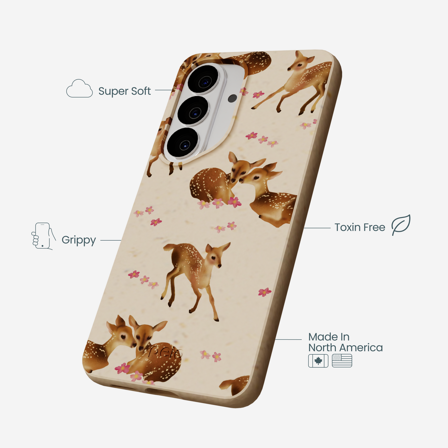 Seashell Whimsy Deer Samsung Galaxy S26 Case