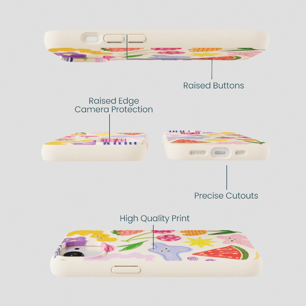 Seashell Whimsy Shapes iPhone 16e/17e Case