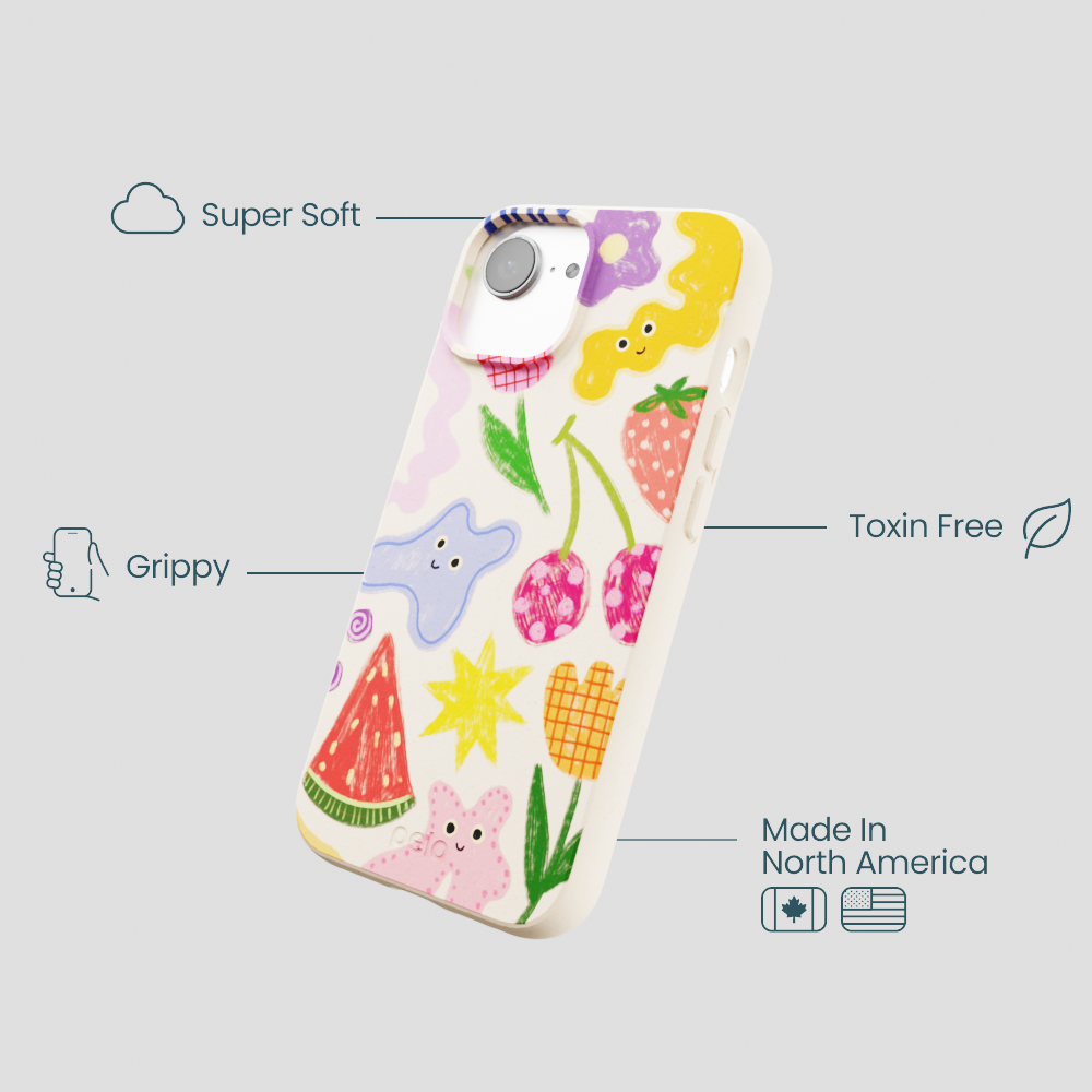 Seashell Whimsy Shapes iPhone 16e/17e Case
