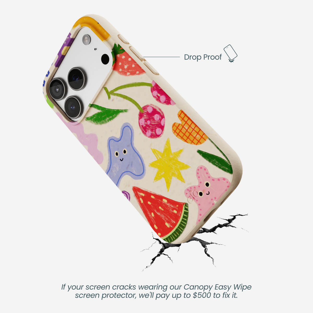 Seashell Whimsy Shapes iPhone 17 Pro Case