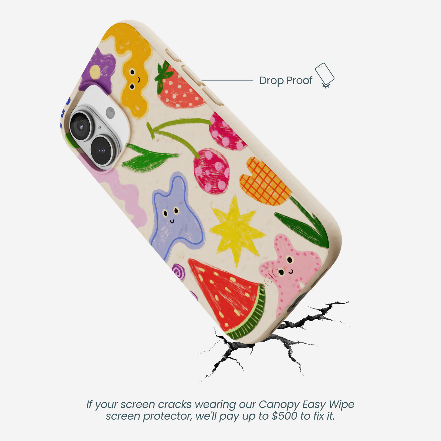 Seashell Whimsy Shapes iPhone 17 Case