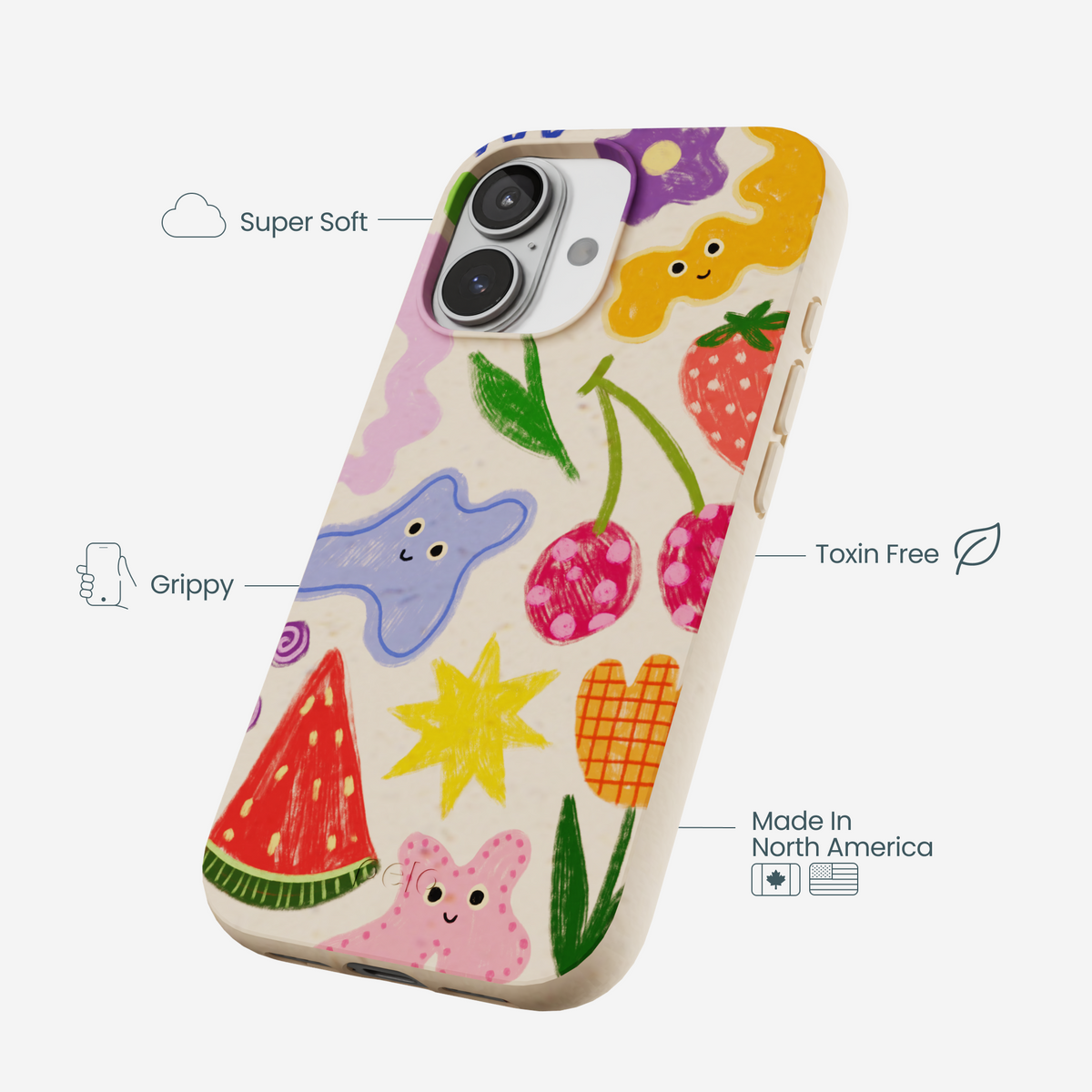 Seashell Whimsy Shapes iPhone 17 Case
