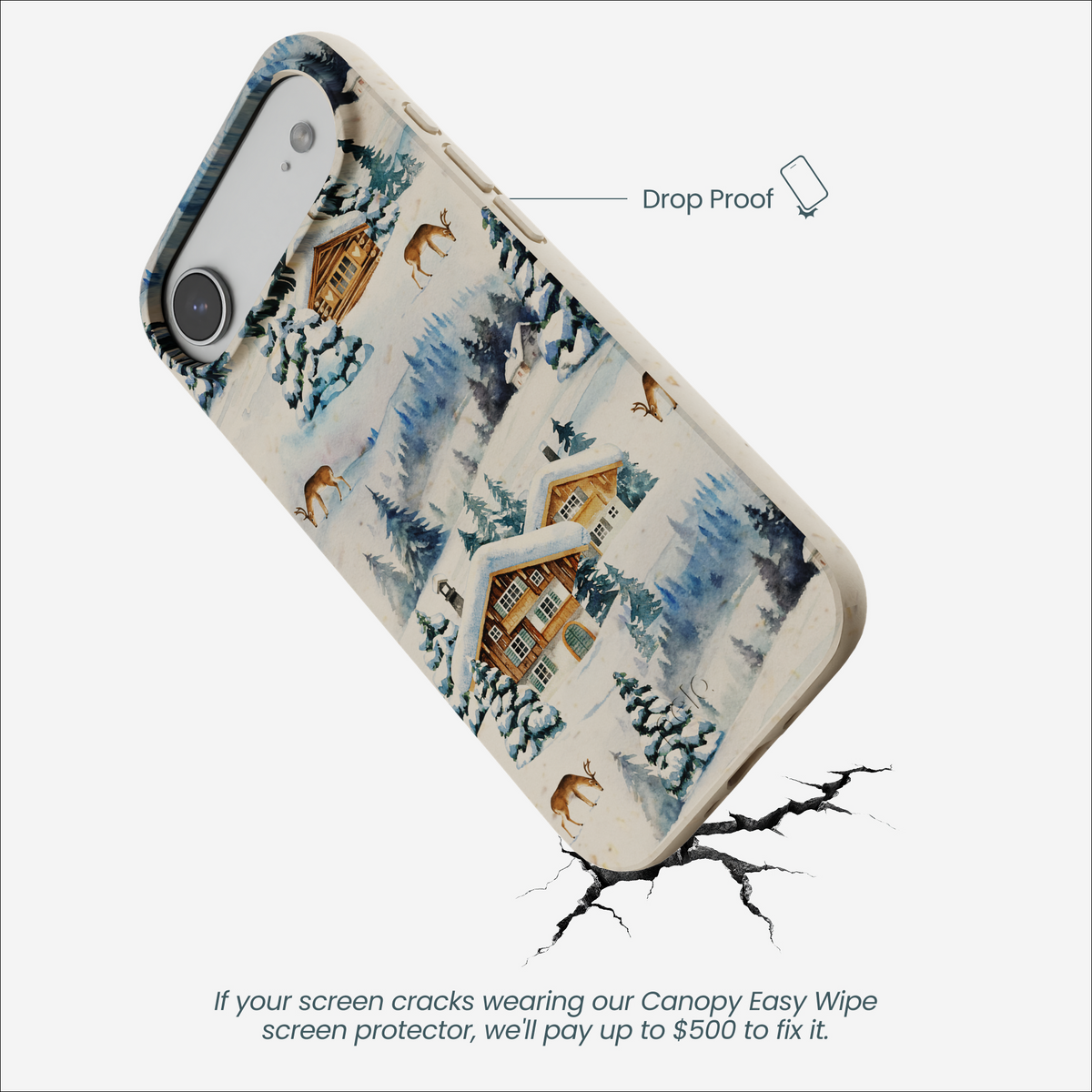 London Fog Whitetail Winter iPhone Air Case