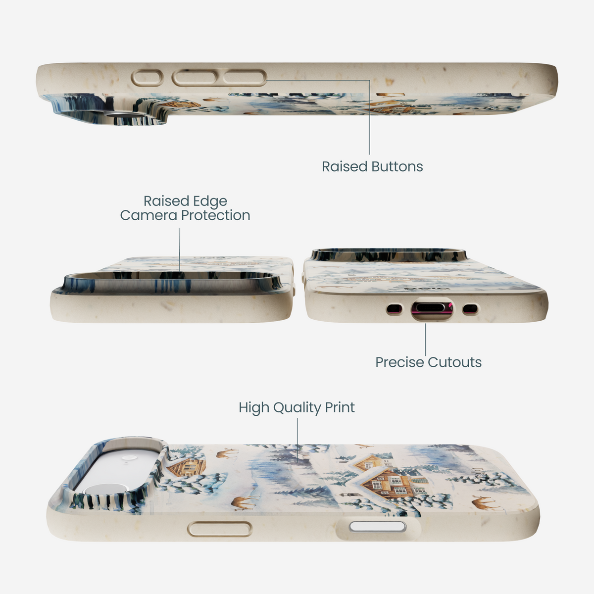 London Fog Whitetail Winter iPhone Air Case