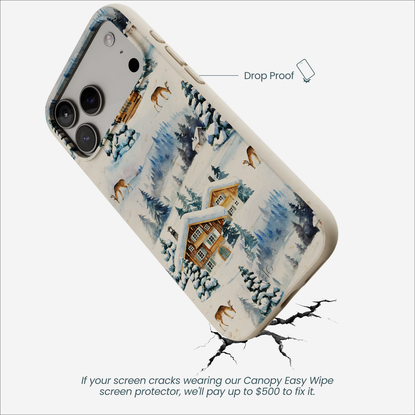 London Fog Whitetail Winter iPhone 17 Pro Max Case
