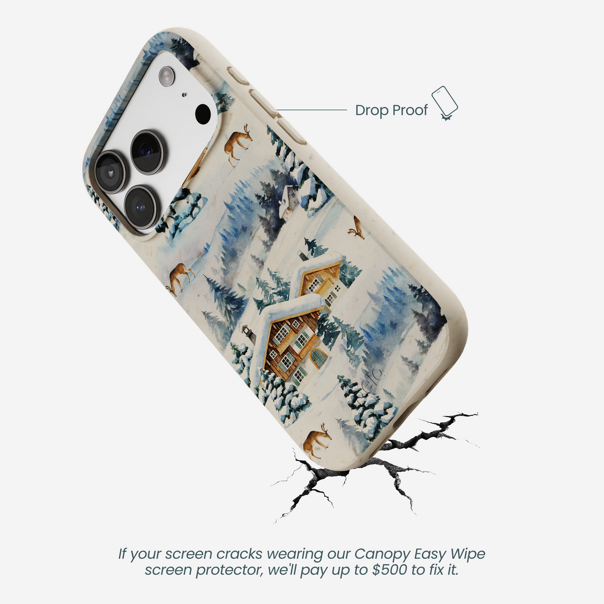 London Fog Whitetail Winter iPhone 17 Pro Case