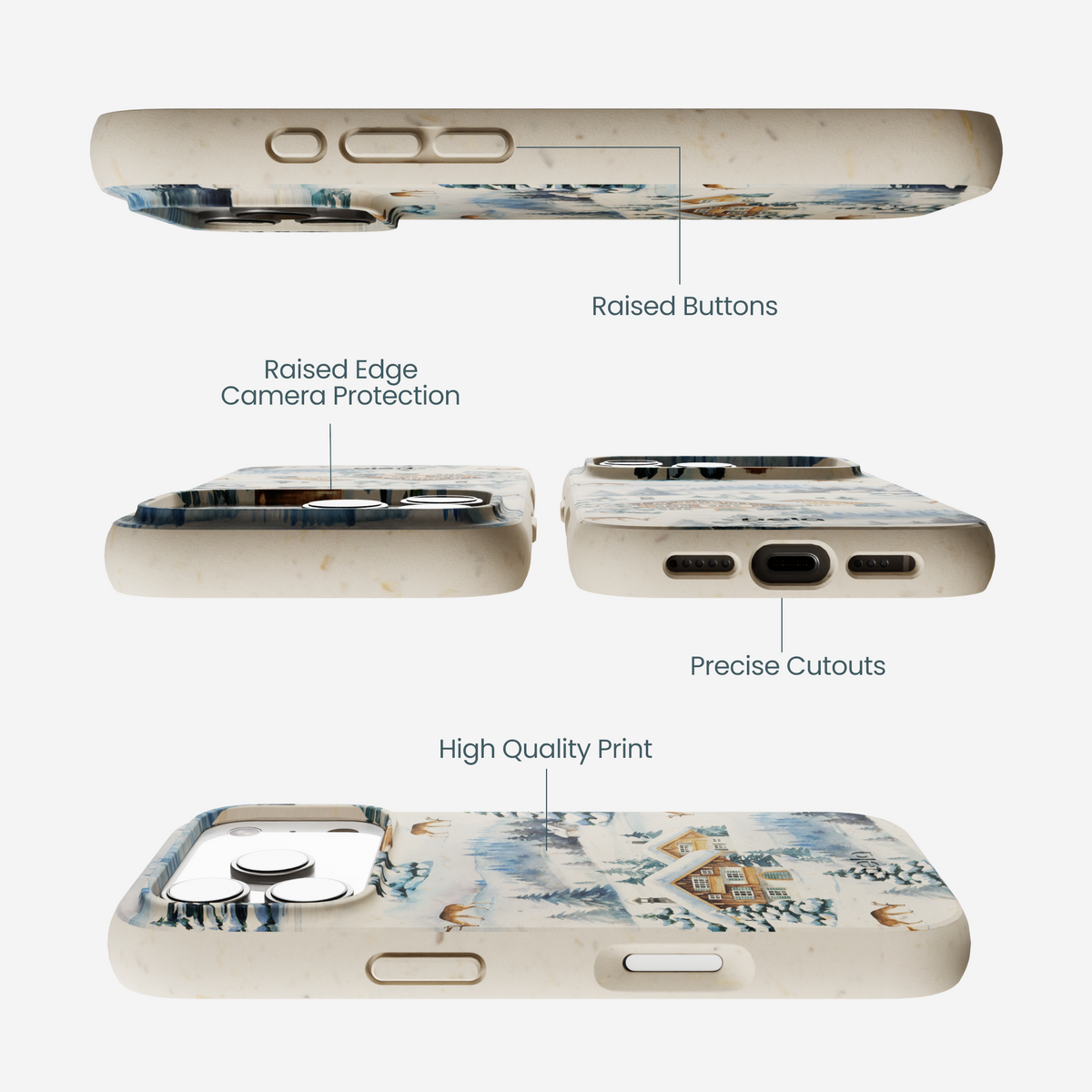 London Fog Whitetail Winter iPhone 17 Pro Case
