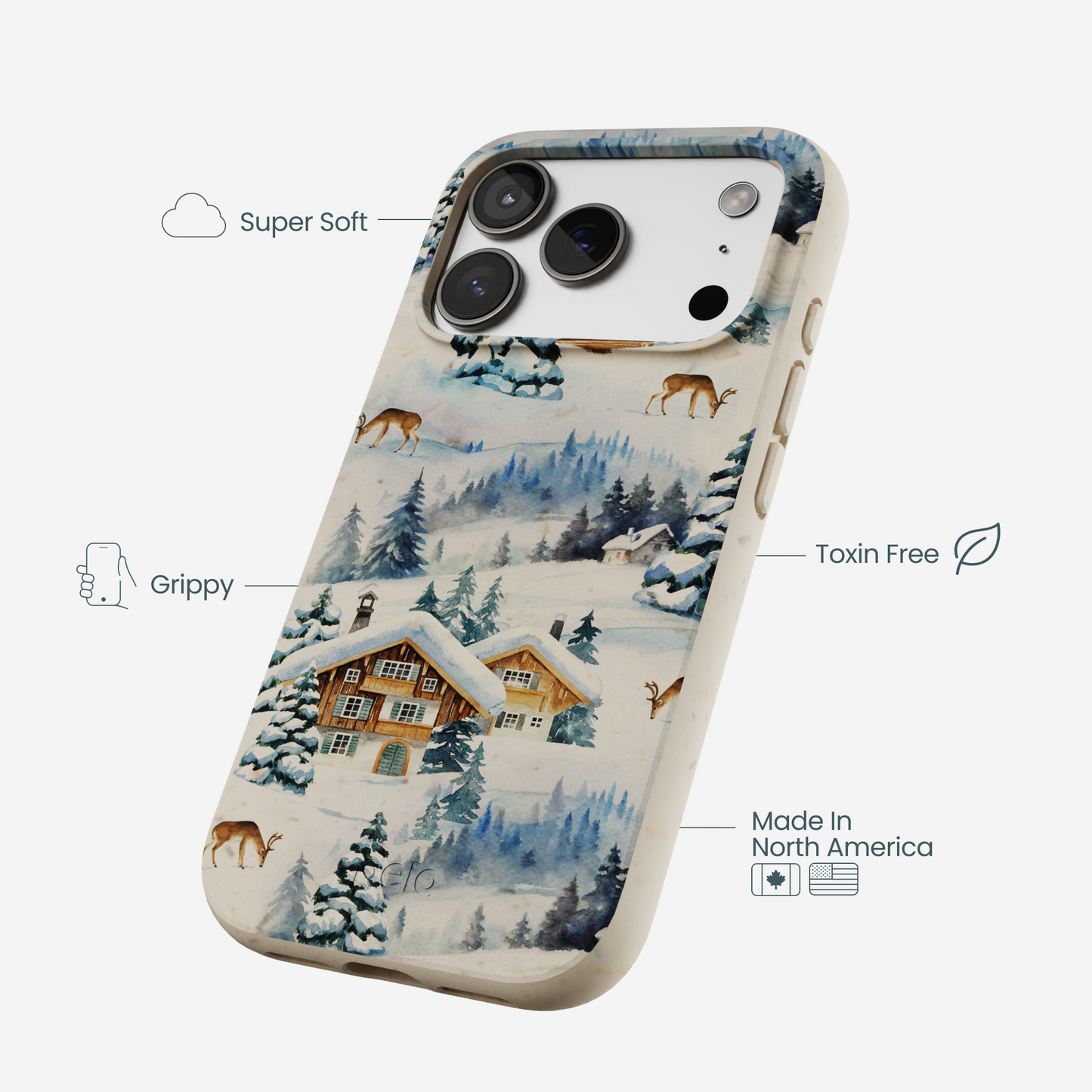 London Fog Whitetail Winter iPhone 17 Pro Case