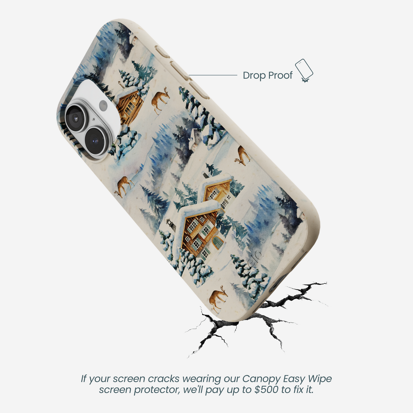 London Fog Whitetail Winter iPhone 17 Case