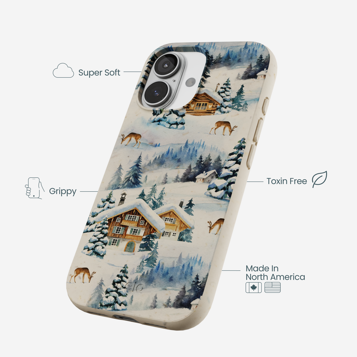 London Fog Whitetail Winter iPhone 17 Case
