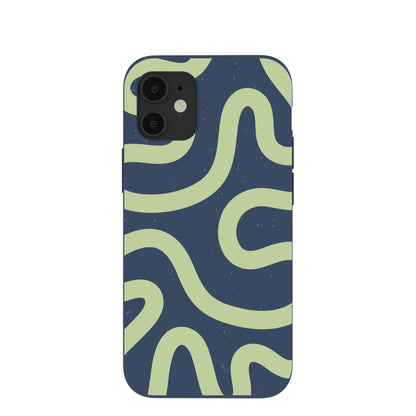 Navy Blue Wiggles iPhone 12 Mini Case