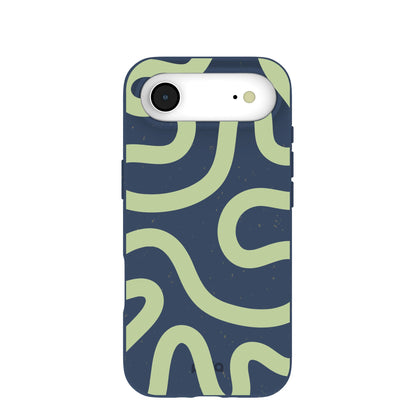 Navy Blue Wiggles iPhone Air Case