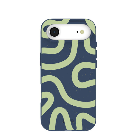 Navy Blue Wiggles iPhone Air Case