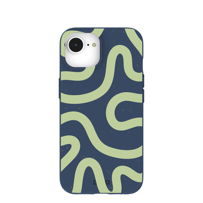 Navy Blue Wiggles iPhone 16e/17e Case