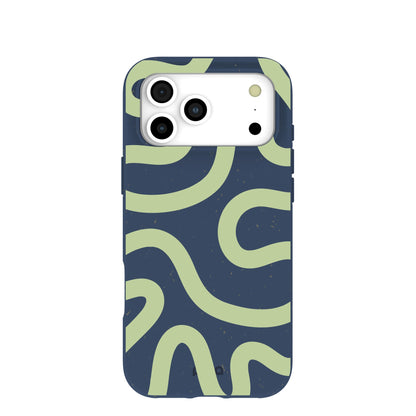 Navy Blue Wiggles iPhone 17 Pro Max Case