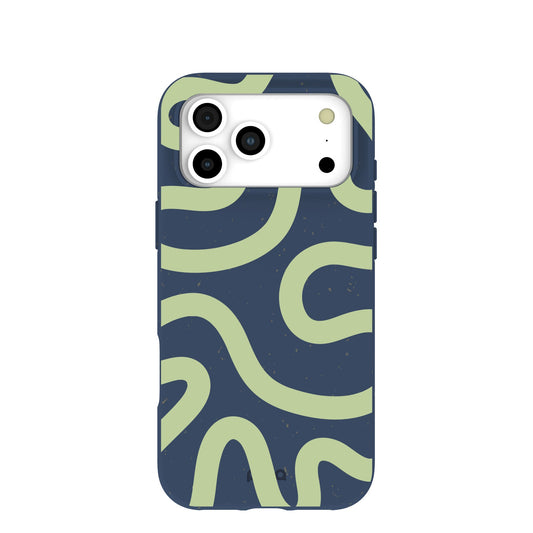 Navy Blue Wiggles iPhone 17 Pro Max Case