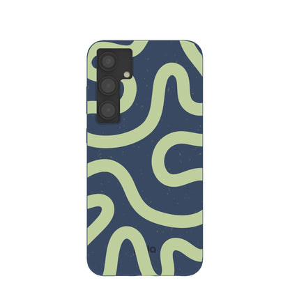 Navy Blue Wiggles Samsung Galaxy S24+(Plus) Case