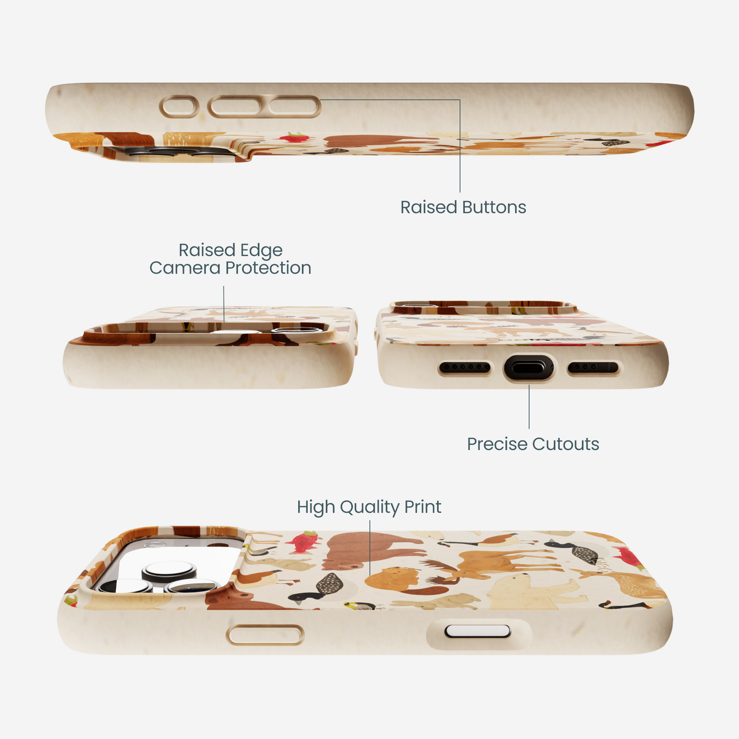 Seashell Wild Canada iPhone 17 Pro Max Case