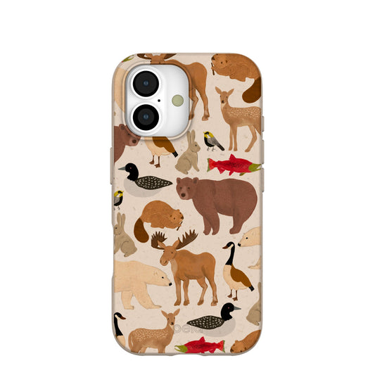 Seashell Wild Canada iPhone 17 Case