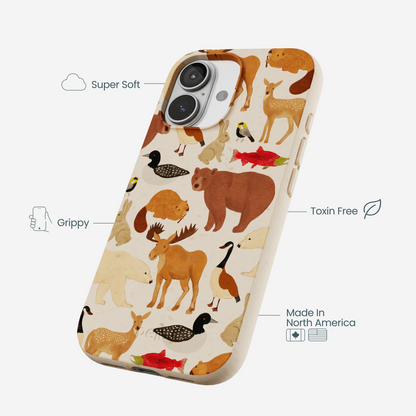 Seashell Wild Canada iPhone 17 Case