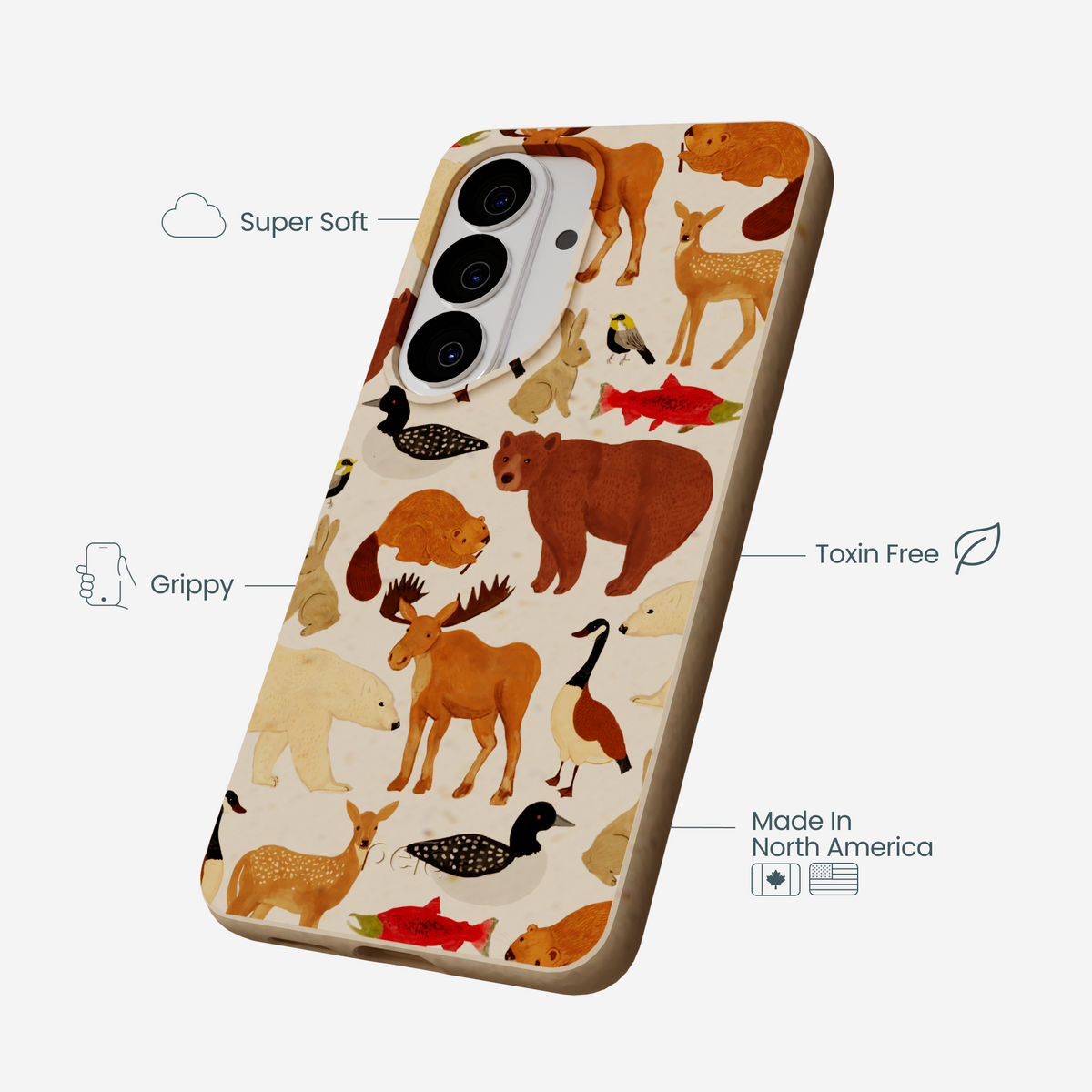 Seashell Wild Canada Samsung Galaxy S26 Case
