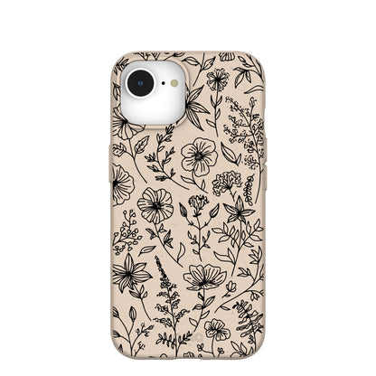 Seashell Wild Flower iPhone 16e/17e Case