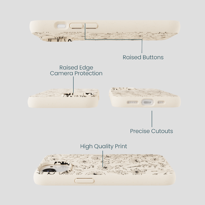Seashell Wild Flower iPhone 16e/17e Case