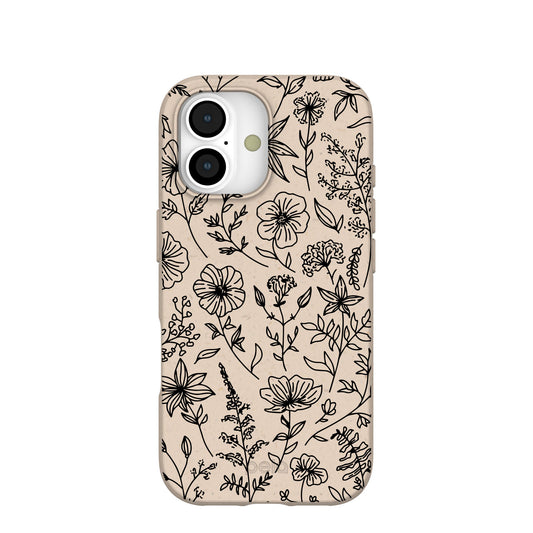Seashell Wild Flower iPhone 17 Case