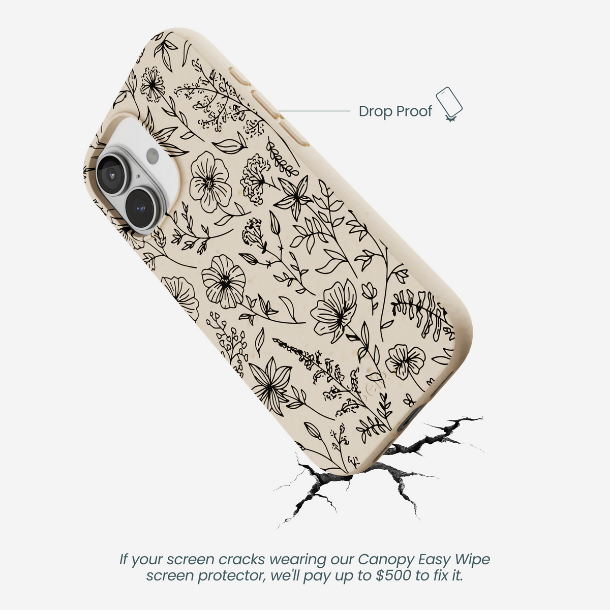 Seashell Wild Flower iPhone 17 Case