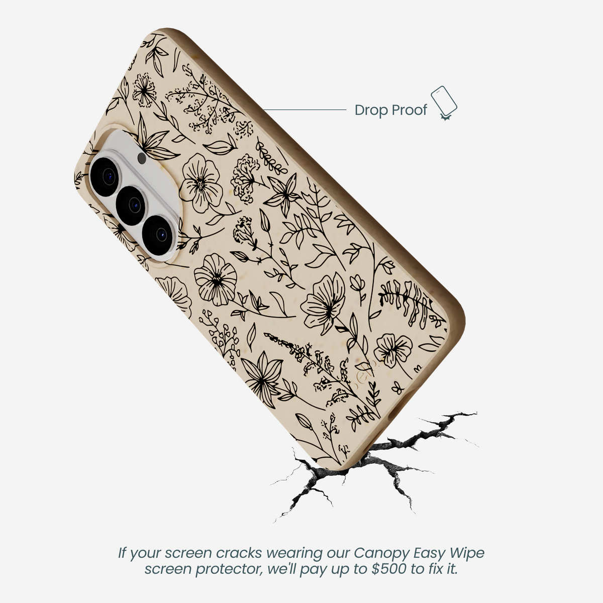 Seashell Wild Flower Samsung Galaxy S26 Case