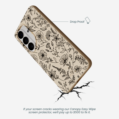 Seashell Wild Flower Samsung Galaxy S26 Case