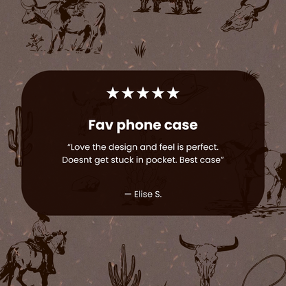 Chocolate Brown Wild Frontier iPhone Air Case