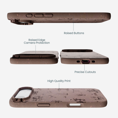 Chocolate Brown Wild Frontier iPhone Air Case