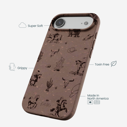 Chocolate Brown Wild Frontier iPhone Air Case